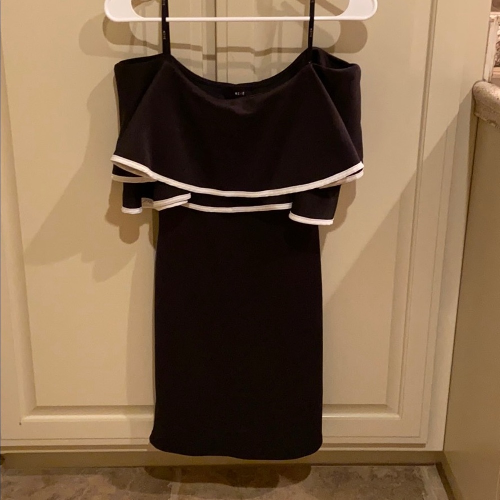 Black Formal Mini Dress